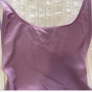 Vintage Guess purple one-piece swimsuit